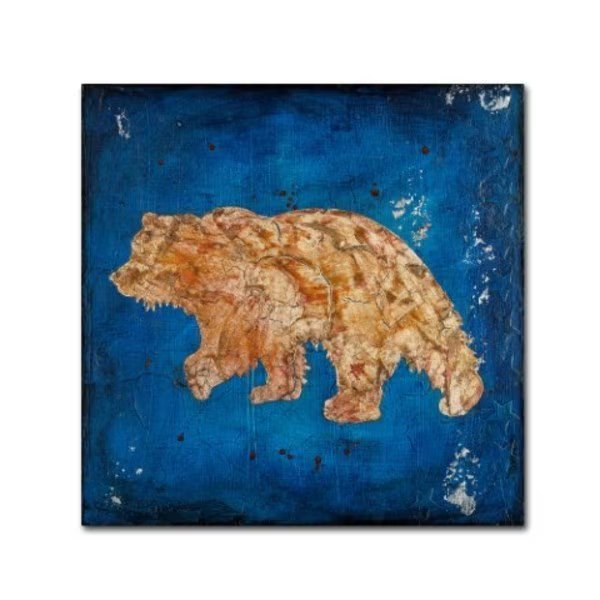 LightBoxJournal 'Lodge Pole Pine Bear' Canvas Art, 35x35, Trademark Fine Art, Mfr#: ALI10264-C3535GG